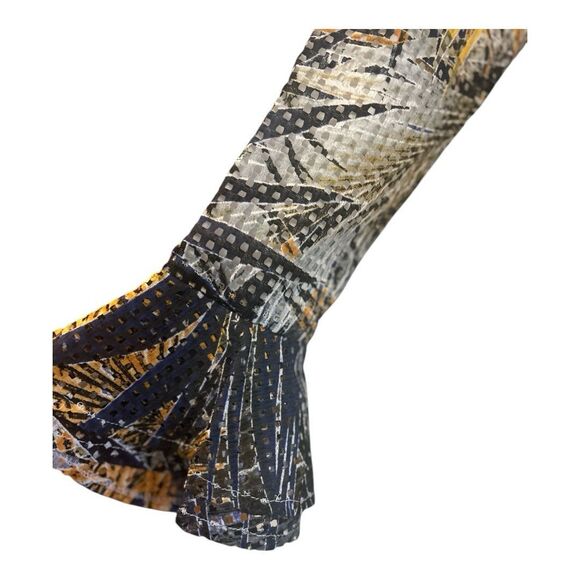 ASHRO Ruffle Wrap A-Line Desk to Dinner Cocktail Party Guest Career Church Dress - Picture 13 of 16